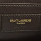 SAINT LAURENT Brown Leather Suede 2way Shoulder Bag Handbag Cassandra Auth 1119i