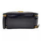 Auth CHANEL Matelasse Black Vintage Calfskin Vanity Bag gold hardware