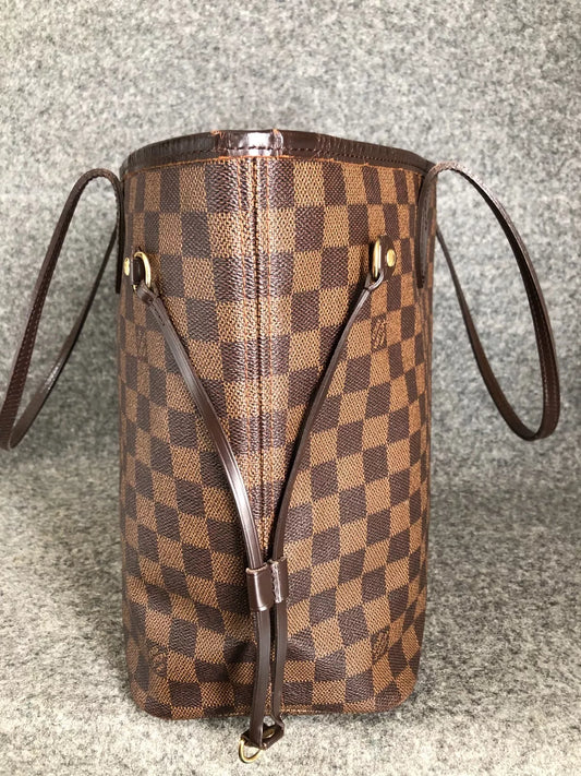 Authentic Louis Vuitton Damier Neverfull MM Tote Bag N51105