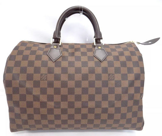 Louis Vuitton Boston Hand Bag Speedy 35 Damier Ebene Canvas N41523 31210160700 f