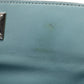 HERMES Toolbox 20 2way Hand shoulder bag R Courchevel Suede Blue Used SHW