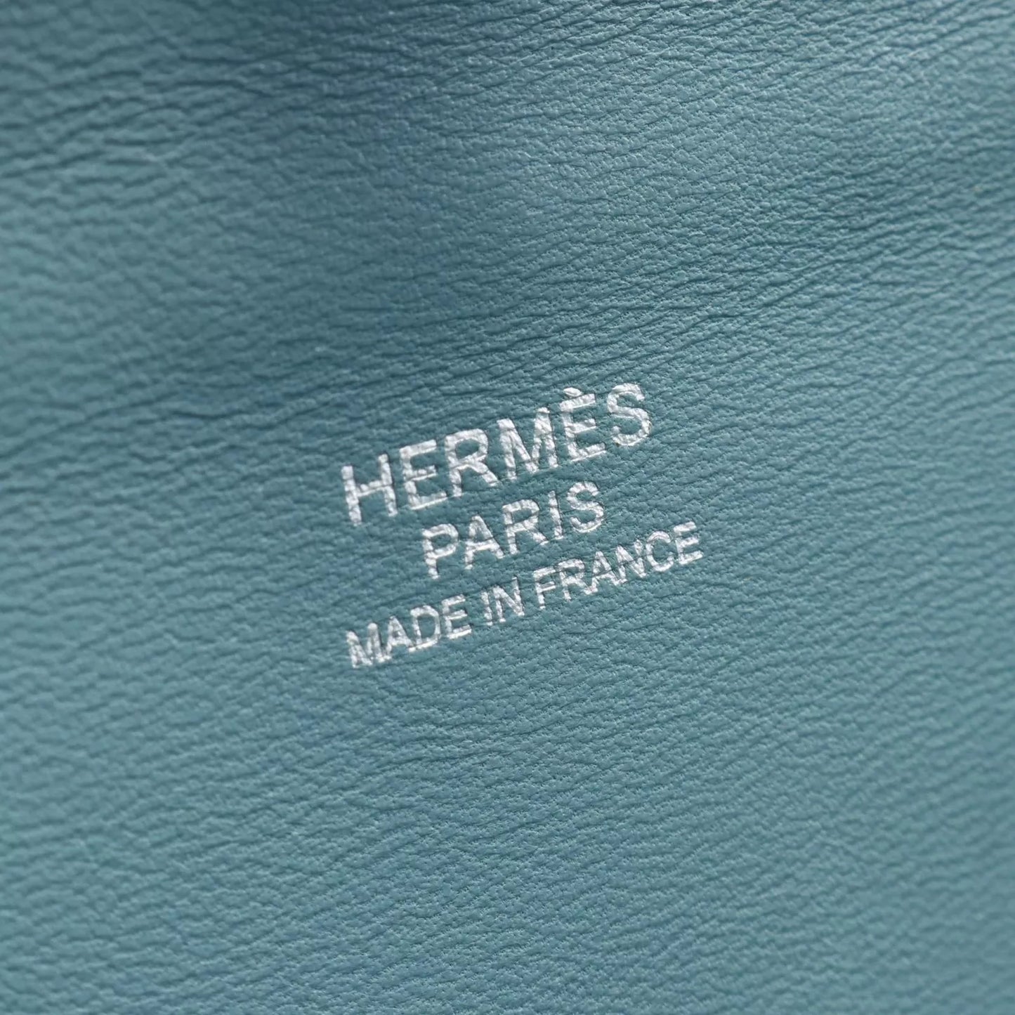 HERMES Toolbox 20 2way Hand shoulder bag R Courchevel Suede Blue Used SHW