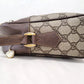 GUCCI Shoulder Bag Purse Sherry Line GG PVC Leather Vintage Authentic