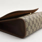 Vintage GUCCI [Rank AA] GG Supreme Clutch Bag Purse PVC Flap Sherry Line Auth