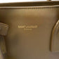 Auth SAINT LAURENT PARIS Sac De Jour Baby 398710 Brown Leather Tote Bag