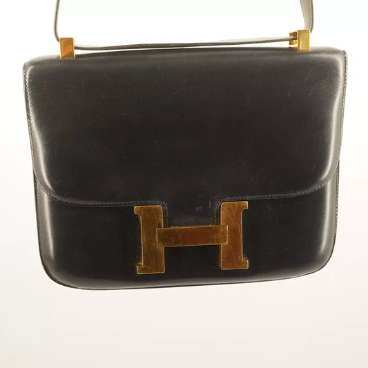 Hermes Constance Navy H Bag with Gold Hardware 9" - Free Shipping USA