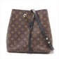 Louis Vuitton Monogram Macassar Neonoe Bucket Bag Leather Brown