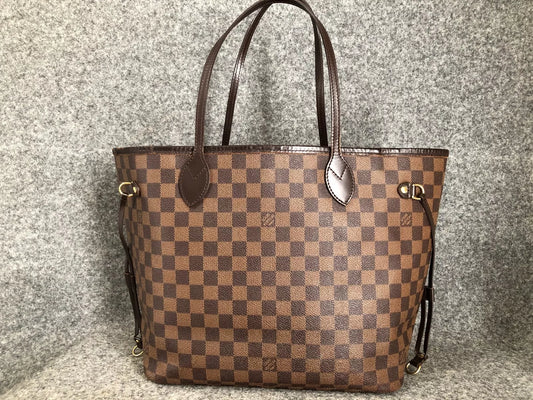 Authentic Louis Vuitton Damier Neverfull MM Tote Bag N51105