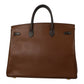 Hermes Havane Courchevel Birkin 40 Handbag □G 0.34 XX91972