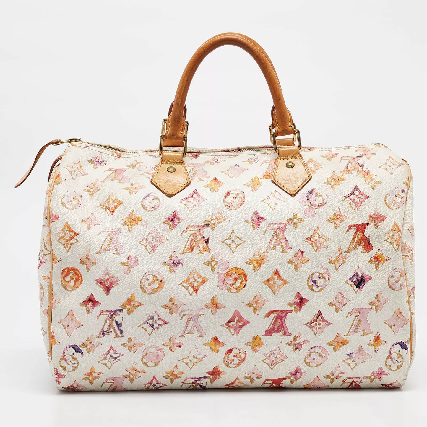 Louis Vuitton Monogram Canvas Watercolor Aquarelle Richard Prince Speedy 35 Bag