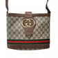 GUCCI Sherry Line Shoulder Bag Purse PVC Leather Vintage Authentic