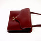 Authentic Vintage HERMES 1984 Box Calf Shoulder Bag Bordeaux