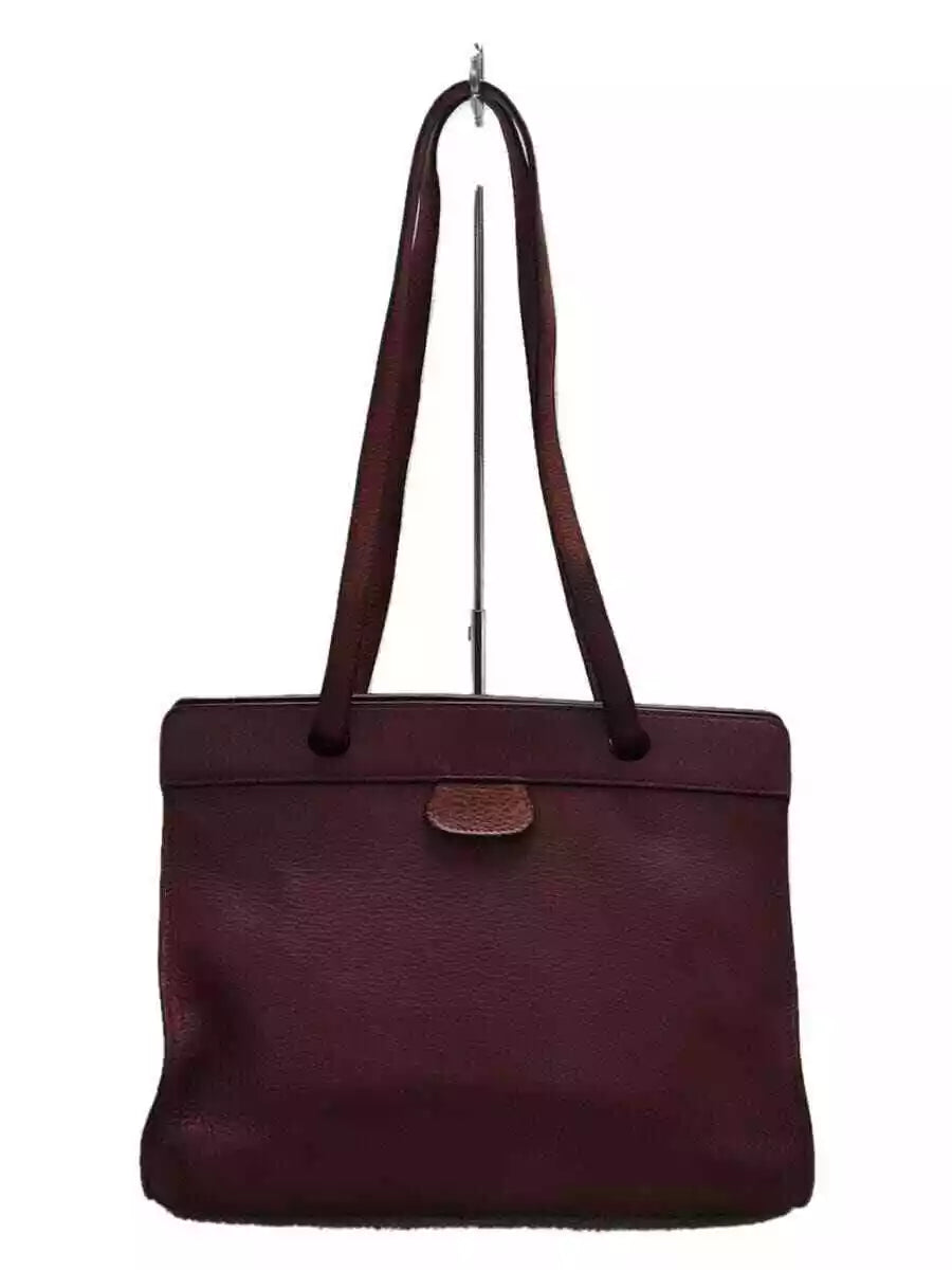 HERMES Hermes Musee Tote bag Leather Bordeaux □D stamp from Japan