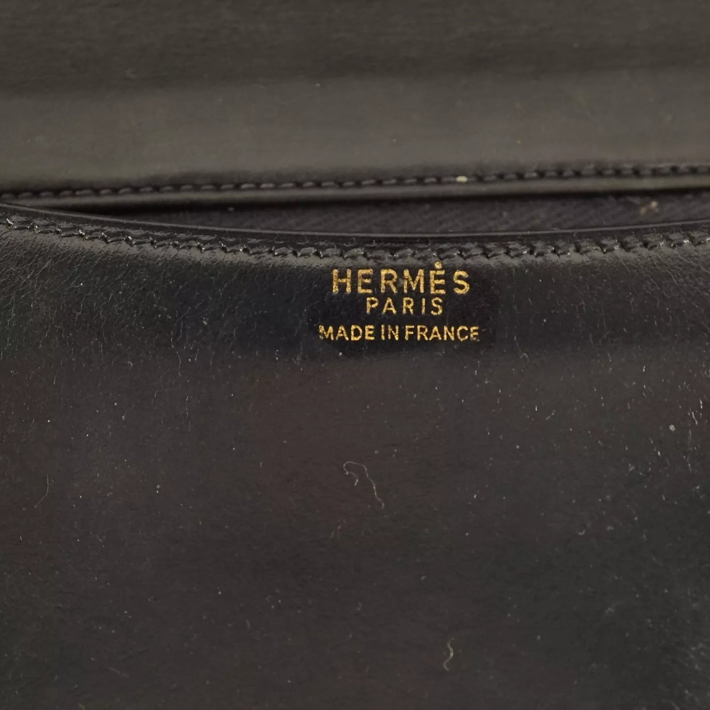 Hermes Constance Navy H Bag with Gold Hardware 9" - Free Shipping USA