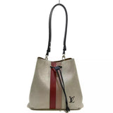 Auth LOUIS VUITTON NeoNoe M52163 Blanc Rose Ballerine Coquelicot Epi SR2158