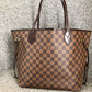 Authentic Louis Vuitton Damier Neverfull MM Tote Bag N51105