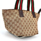 Gucci Bag Tote GG Canvas Hand Sherry Line Purse Authentic