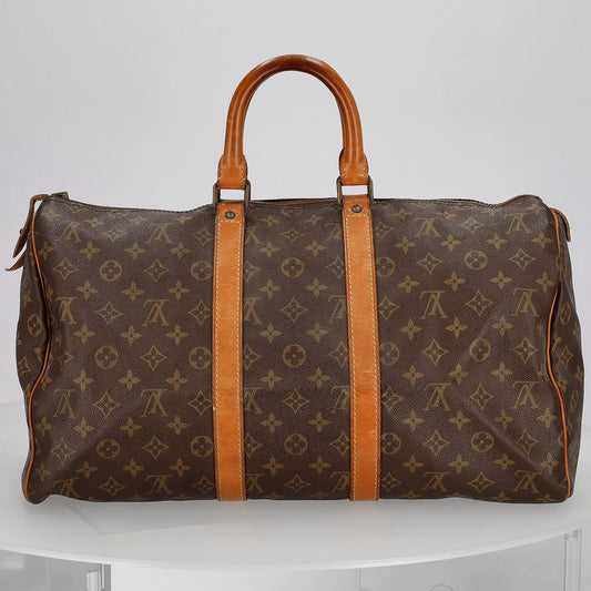 Louis Vuitton Monogram Keepall 45 Boston Bag M41428 Pre-owned Rank B