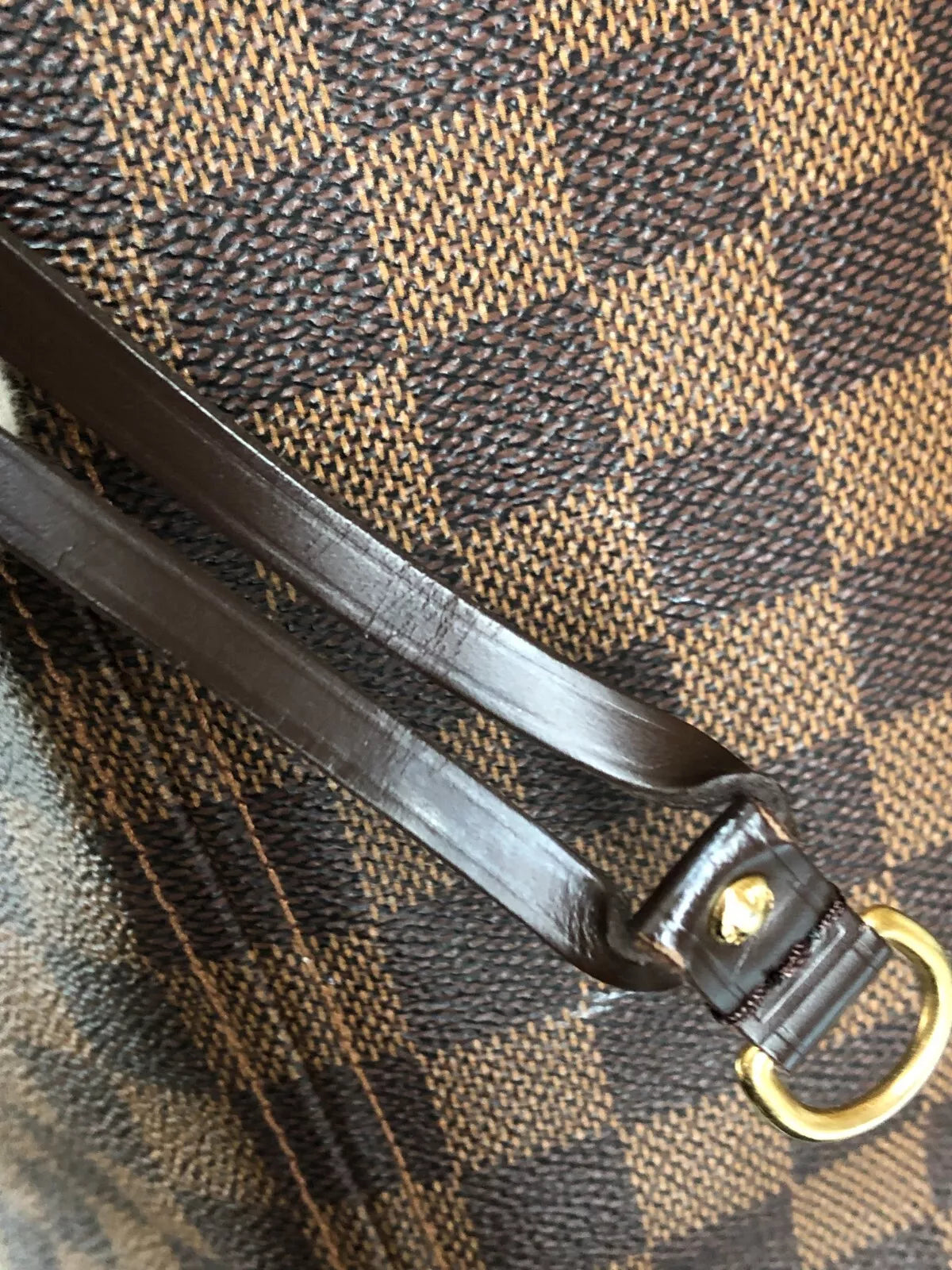 Authentic Louis Vuitton Damier Neverfull MM Tote Bag N51105