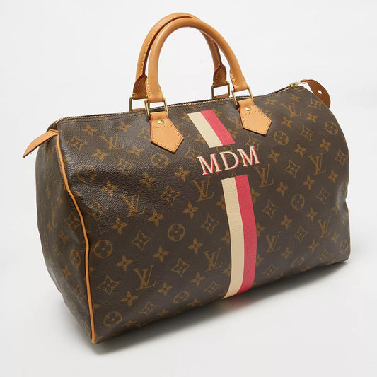 Louis Vuitton Monogram Canvas My LV Heritage Speedy 35 Bag