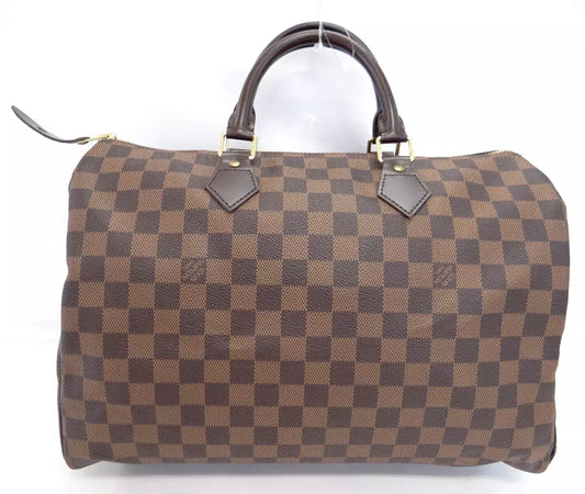 Louis Vuitton Boston Hand Bag Speedy 35 Damier Ebene Canvas N41523 31210160700 f