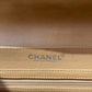 Reduced! Chanel Vintage Beige / Tan / Nude Lambskin Leather Shoulder Bag.