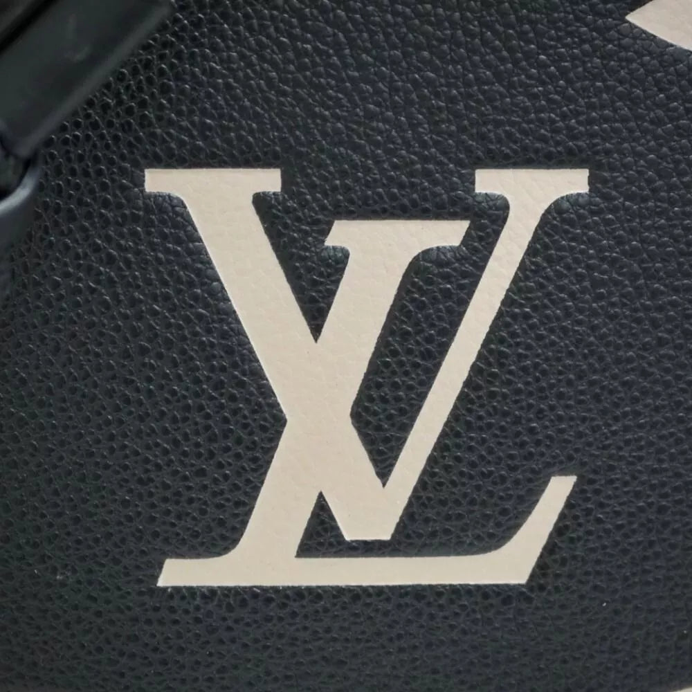 Louis Vuitton M45497 Neonoe Mm Monogram Empreinte Shoulder Bag Black *Erl943