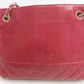 CHANEL Matelasse Leather Double Chain  Shoulder Bag #35820