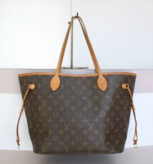 AUTHENTIC LOUIS VUITTON NEVERFULL MM Monogram Tote bag No.1444