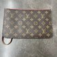 LOUIS VUITTON Neverfull Monogram MM Red Pochette