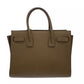 Auth SAINT LAURENT PARIS Sac De Jour Baby 398710 Brown Leather Tote Bag