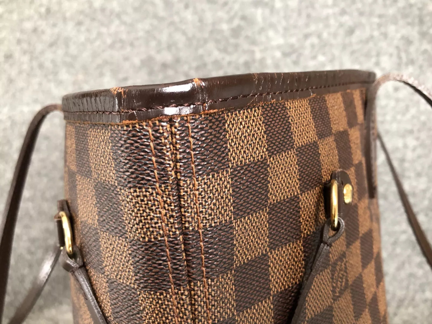 Authentic Louis Vuitton Damier Neverfull MM Tote Bag N51105