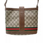 GUCCI Sherry Line Shoulder Bag Purse PVC Leather Vintage Authentic